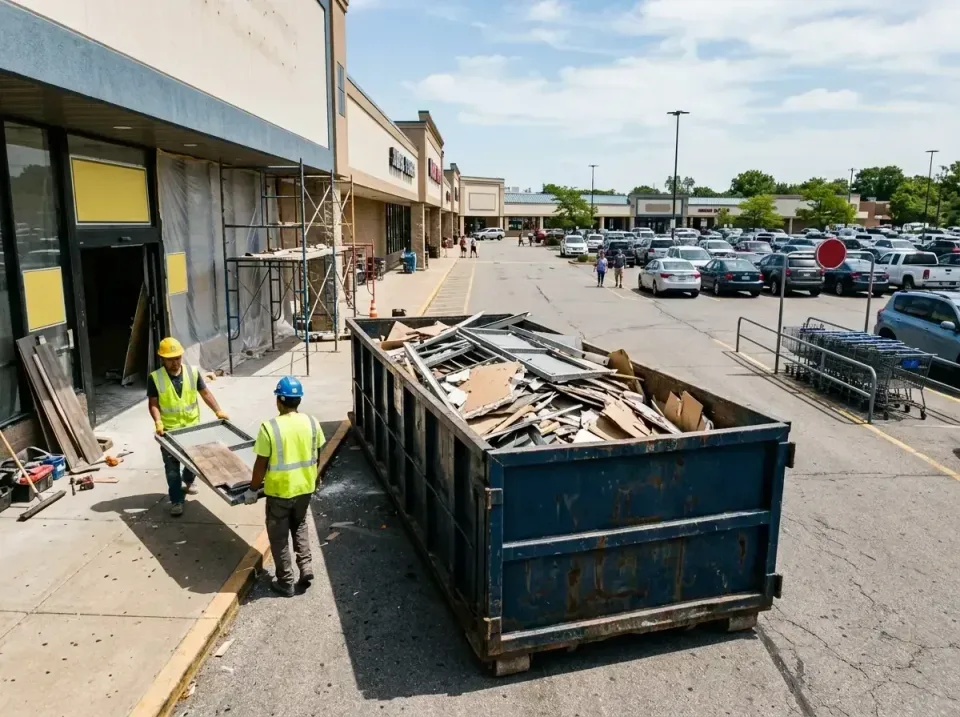 retail-store-renovation-debris-003 — frequently asked questions, Roll-off Dumpster Rentals in Meadow Lakes, AK